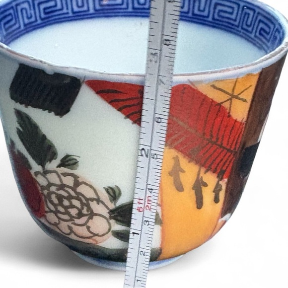 Antique Chinese Imiri Akae Enamel Porcelain Tea Sake Cup Arita Ware 19th Century - Picture 8 of 8